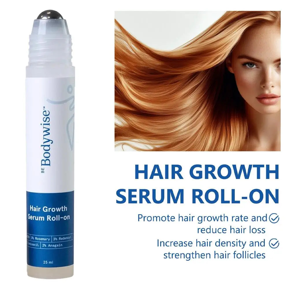 3% Rosemary Hair Growth Serum - Deep Scalp Nourishment Frizz Control Strengthen Hair Roots Hair Care Essence Oil 25ml